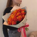 Букет «19 кенийских роз в оформлении»