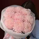 Букет зефир розовые хризантемы