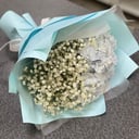 Букет «Гортензия с гипсофилой»