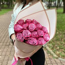 Букет «15 сиреневых роз»