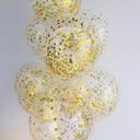 Воздушные гелиевые шары с конфетти