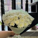 Букет «Хрусталь» из хризантем