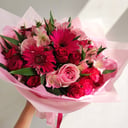 Букет «Розовая фуксия»