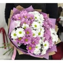 Букет «Поляна ромашковая» из хризантем