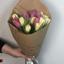 Букет «Теплая весна» из тюльпанов