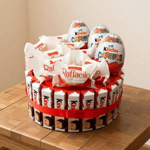 Торт Kinder и Raffaello