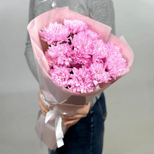 Букет «Весёлый вихрь» из хризантем