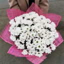 Букет «Ромашки для Наташки» из хризантем