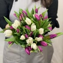 Букет «Хорошее настроение» из тюльпанов