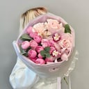 Pink fresh букет из и орхидей