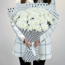 Бархатный букет из хризантем