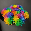 Букет «7 радужных хризантем»