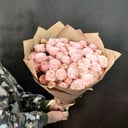 Букет из кустовых пионовидных роз "Фея"