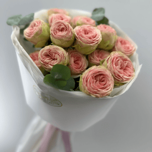 Букет «Яркие впечатления пионовидная роза»