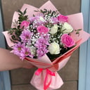 Букет с розой Аква