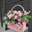 Композиция «Корзинка с розами»