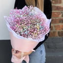 Букет «Скарлет» из гипсофил