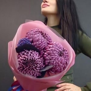 Букет «Хризантема Бигуди»