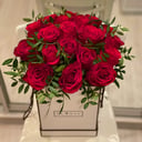 Монобукет из роз в коробке