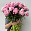 Букет розовых пионов сорта Сара Бернар
