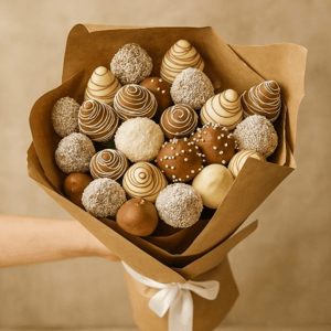 Букет из клубники "Шоколадная элегия"