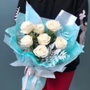 Букет "Первый Снег" из роз