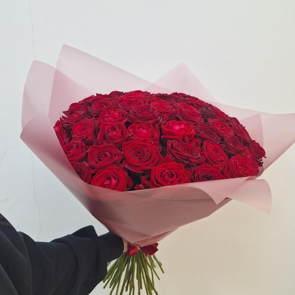 Букет из 51 красной розы
