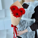 Букет «Торжество красного» из гербер