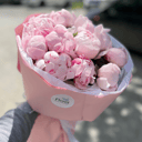 Букет «11 розовых пионов Сара Бернар»