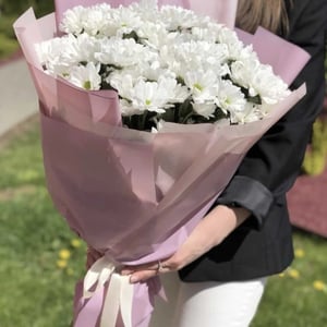 Букет «Лунная Магия» из хризантем