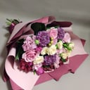 Букет «Первое свидание» из роз и тюльпанов