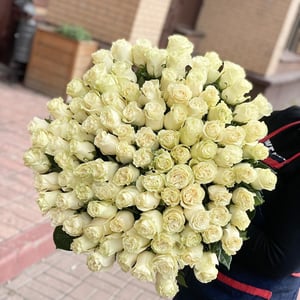 Букет «Льдинки» из роз