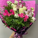 Букет «Романтика» из роз и эустом