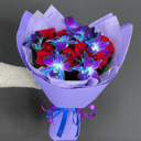 Букет «Пламенные чувства» из роз