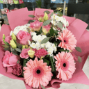 Букет «Три желания» из роз и эустом