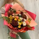 Букет «Шарм» из роз и хризантем