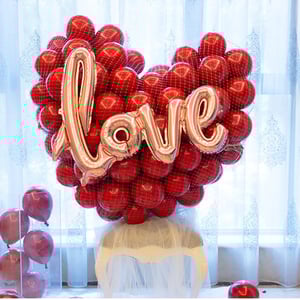 Набор шаров 147 - LOVE огромное сердце