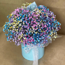 Шляпная коробка с цветами «Приятные моменты» из гипсофил