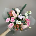 Букет «Зимний с каллами»