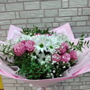 Букет «Мелодия» из хризантем и роз