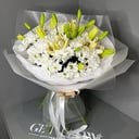 Букет из лилии с хризантемой Bacardi