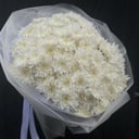 Букет «Молочное облако» из хризантем