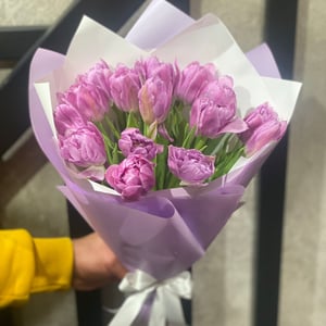 Букет «Фиолент» из тюльпанов