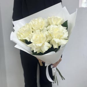 Букет «Ароматная белая французская Роза»