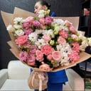 Букет с пионовидными розами