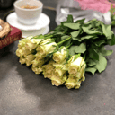 Букет «19 белых кенийских розочек»