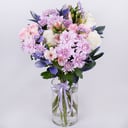 Букет «Tender heart» из роз и хризантем