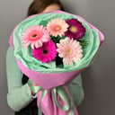 Букет из нежных Гербер микс