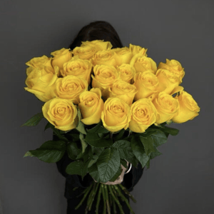 Букет 25 желтых роз