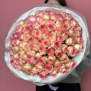 Букет «101 розовая роза»